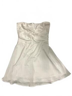 Peppermayo White Strapless Dress US 4 EU 36